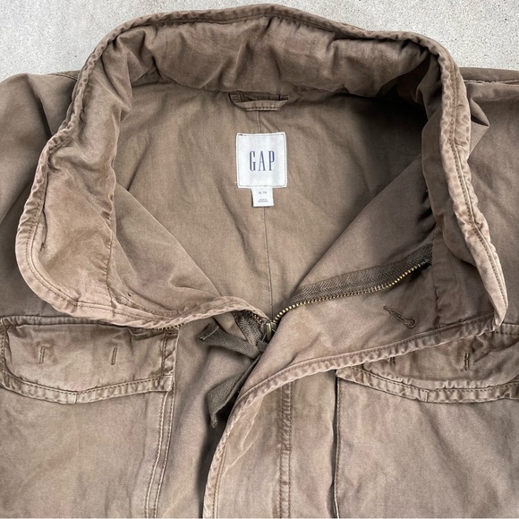 Gap brown military style jacket - Picture 3 of 5